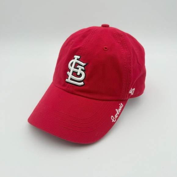 47 Brand St. Louis Cardinals Hat Womens OS Red Adjustable MLB Strapback Cap - Picture 1 of 13
